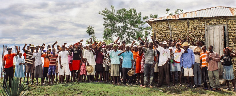 Sixty Kabay peanut farmers give the thumbs down to the planned USDA peanut shipment.