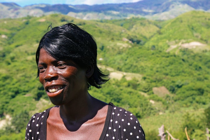 St. Abel Pierre is the treasurer for the peasant farming group Avansman Lavi Kabay. 