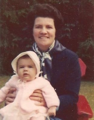 Carmel with her mother Kathleen in Ireland.