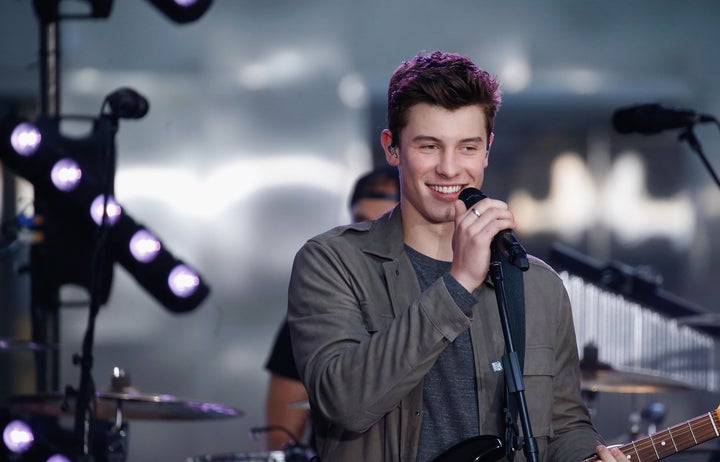 Shawn Mendes performs on NBC's "Today" show at Rockefeller Plaza on July 8, 2016, in New York.