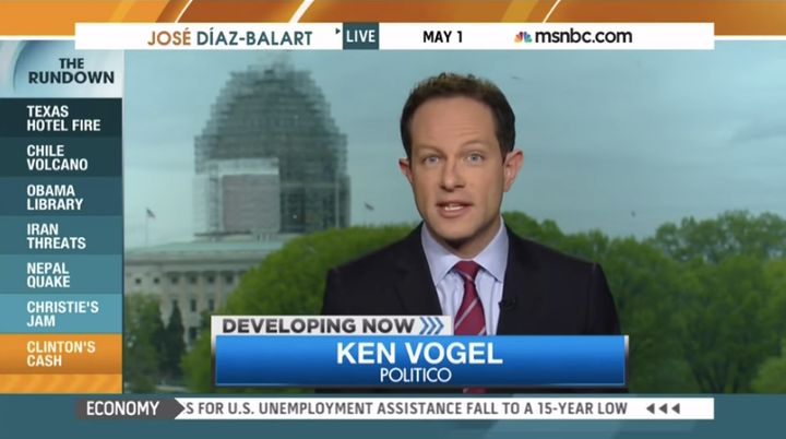 Politico says it was a mistake for reporter Ken Vogel to have sent the DNC an article in advance. 