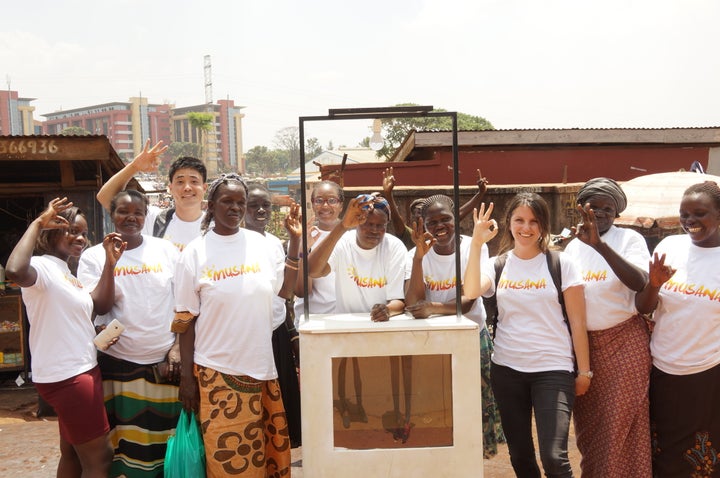 Musana Carts team in Kampala, Uganda, March 2016