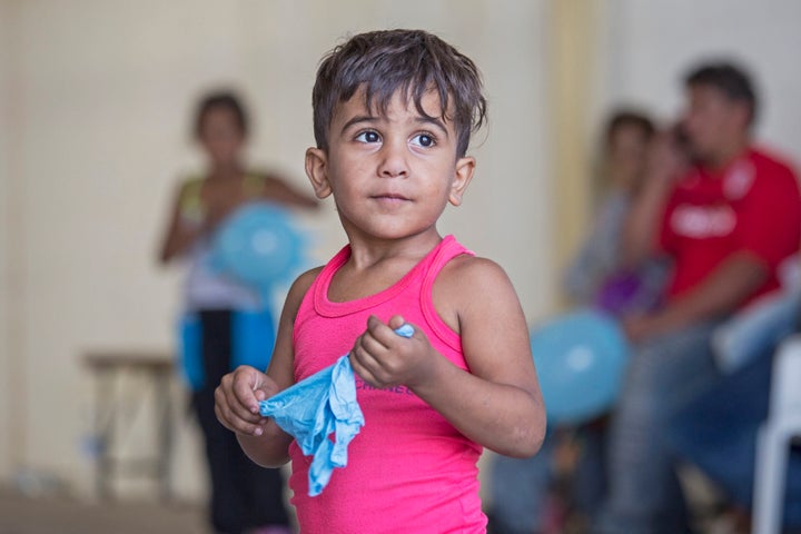 A Syrian refugee house at RAF Akrotiri, Cyprus