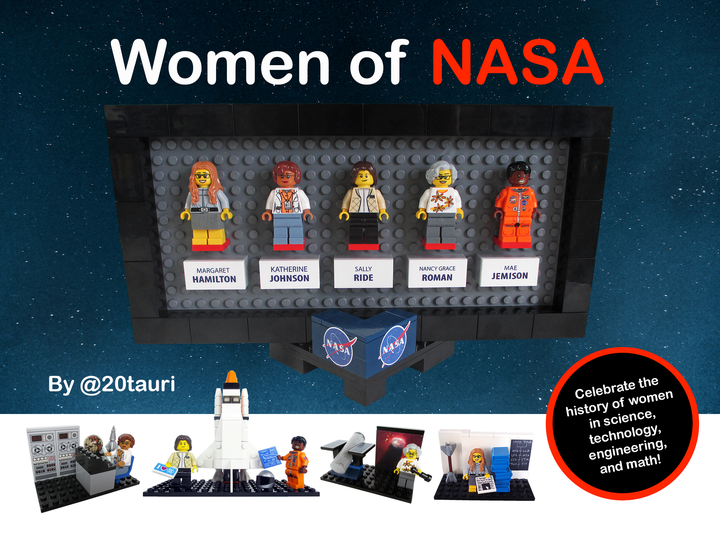 A science writer has proposed this new Lego set celebrating the women of NASA.