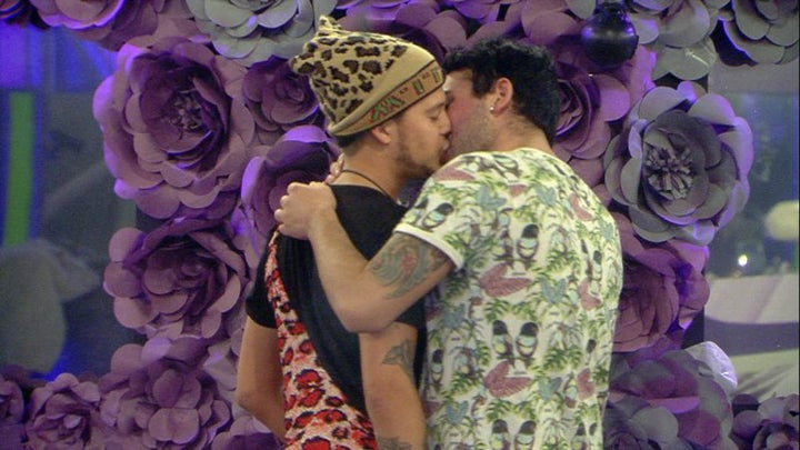<strong>Ryan and Hughie in the 'BB' house</strong>