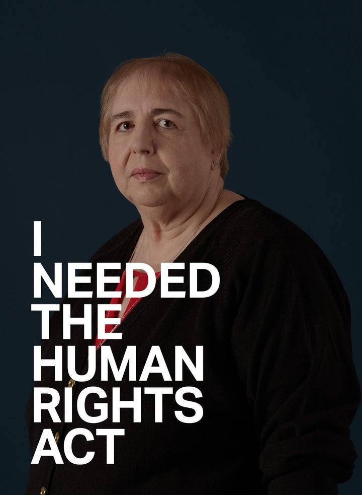 <strong>Catherine Smith as she appeared in the Act For The Act poster campaign. Her son, Private Jason Smith (below) died of heatstroke in Iraq in 2003 in temperatures of more than 50C</strong>