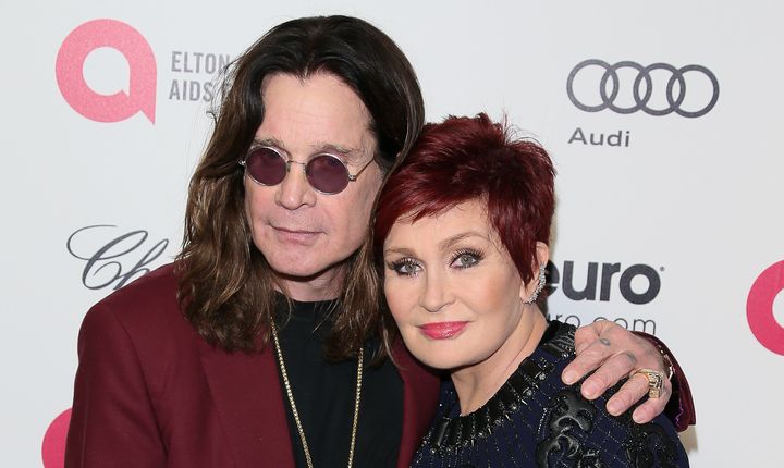 Ozzy Osbourne and Sharon Osbourne on Feb. 22, 2015, in West Hollywood, California.
