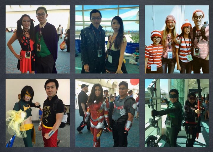 <p>Asian American cosplayers at San Diego Comic-Con.</p>