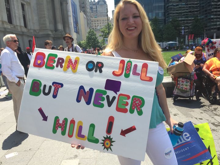 Amanda Sullivan, a 35-year-old computer programmer from West End, Florida, said she will vote for Sanders or Green Party Candidate Jill Stein over Hillary Clinton. 