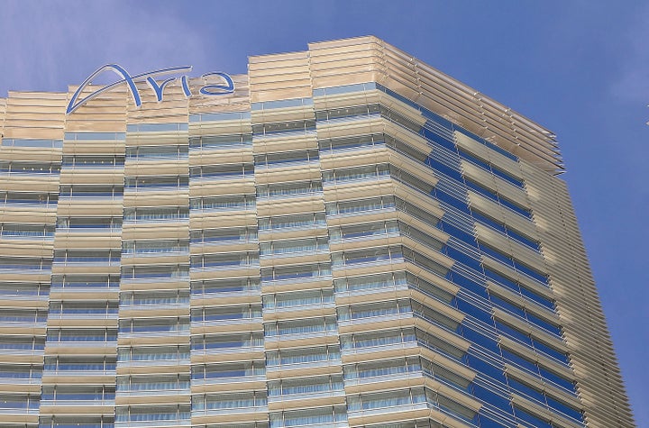 The center piece of MGM Mirage's $8.5 billion CityCenter project, the Aria Resort & Casino, is seen in Las Vegas December 15, 2009.