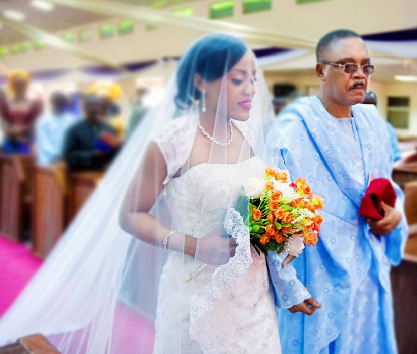 <i>My father walking me down the aisle <br><br></i>