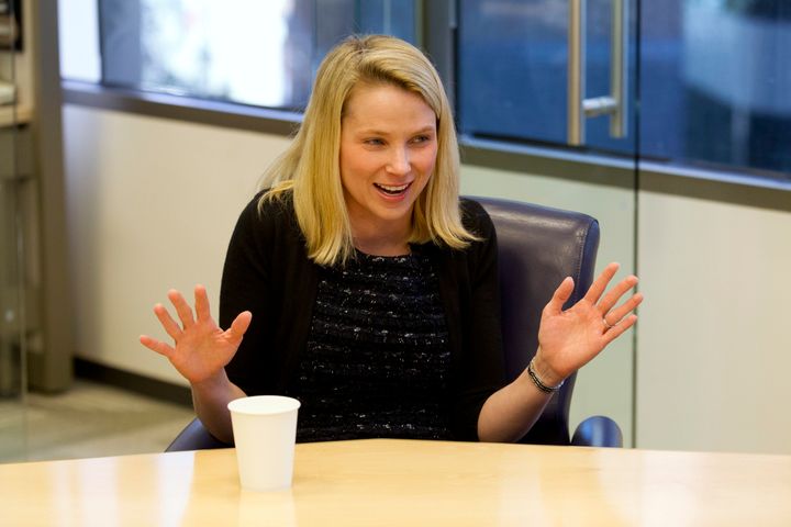 Marissa Mayer, President and CEO of Yahoo.