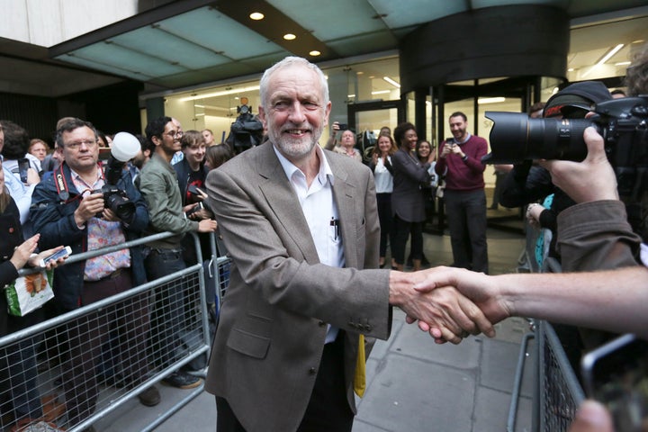 Corbyn after the NEC meeting