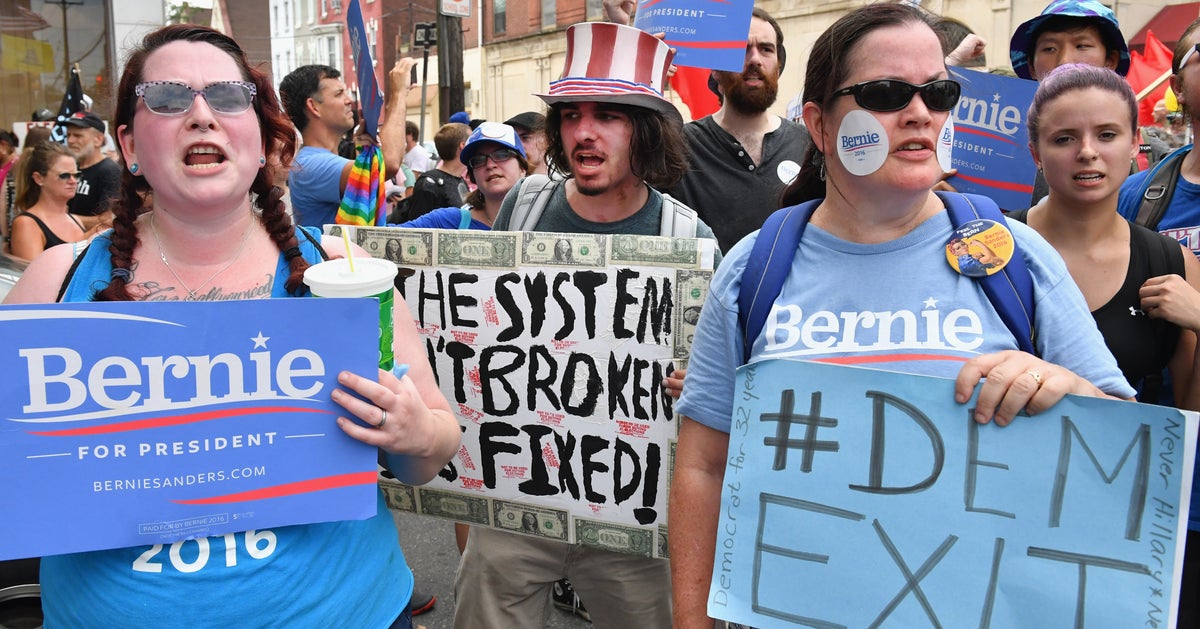 Some Bernie Supporters Are Really Pained About The Idea Of Voting For ...
