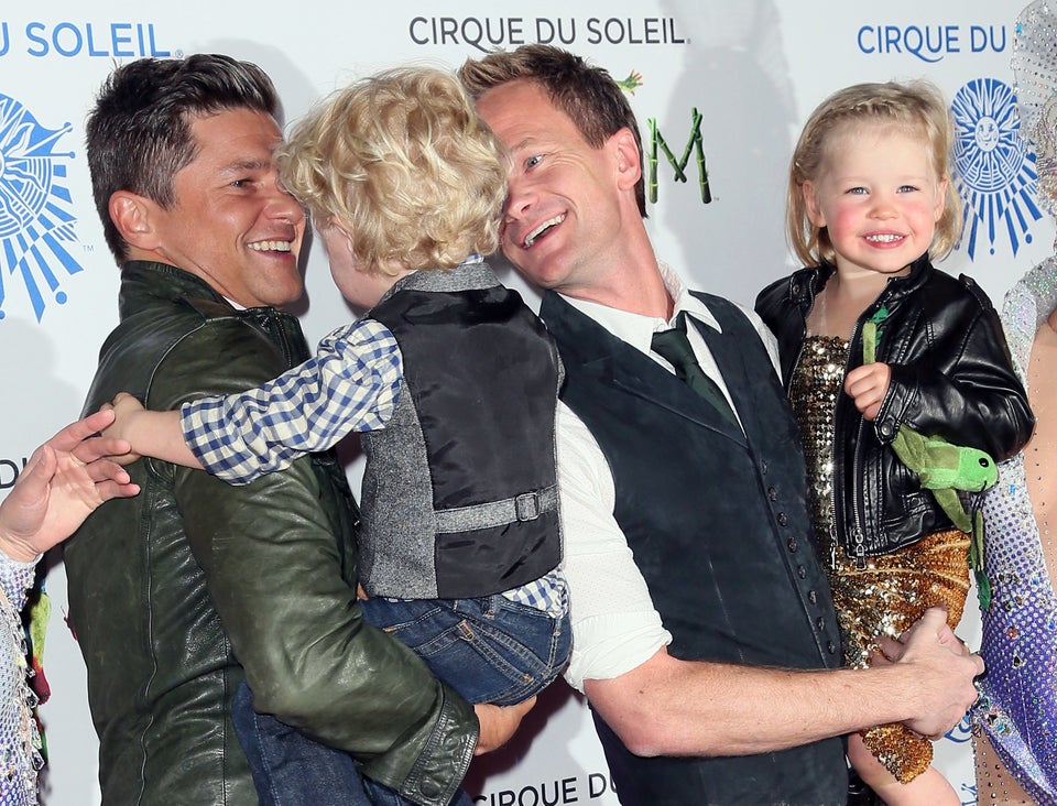 Actors Neil Patrick Harris and David Burtka