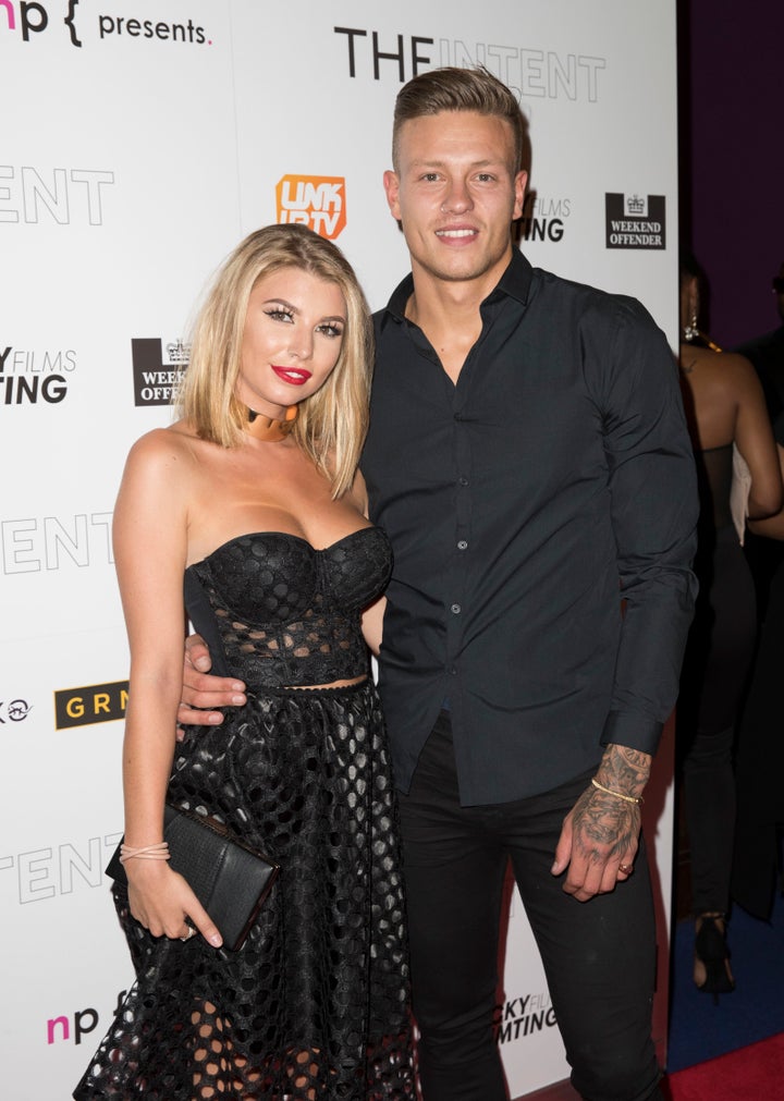 Alex is dating fellow Islander Olivia Buckland