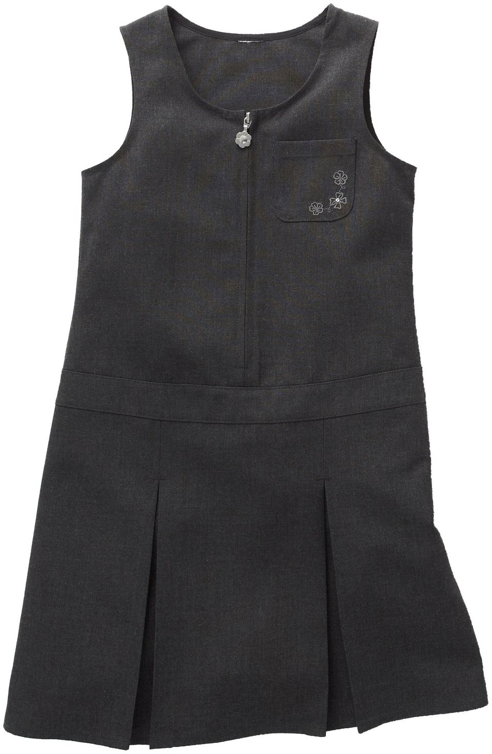 Pinafore with pleats and zip - from £4