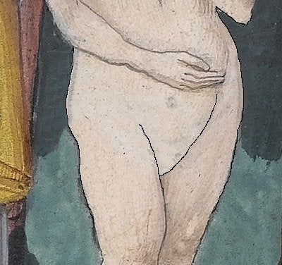 A mathematical reconstruction of the original drawing c. Marie d’Autume and Carola-Bibiane Schonlieb.