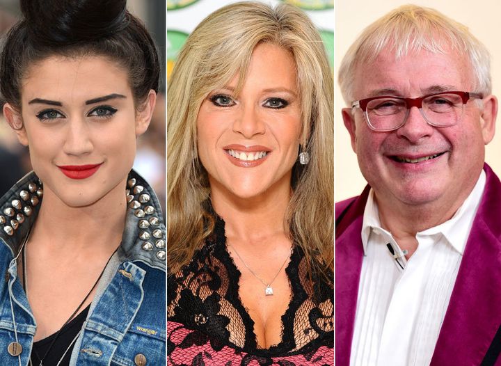 <strong>Katie Waissel, Sam Fox and Christopher Biggins</strong>