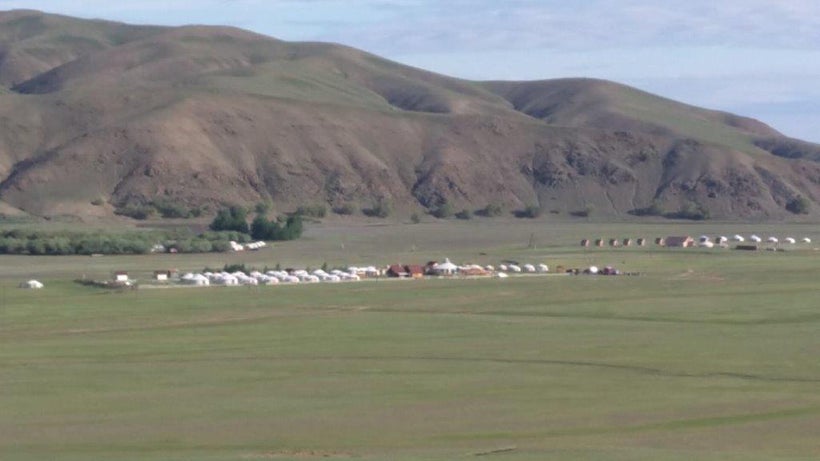 <i>Ger</i> camp near Karakorum