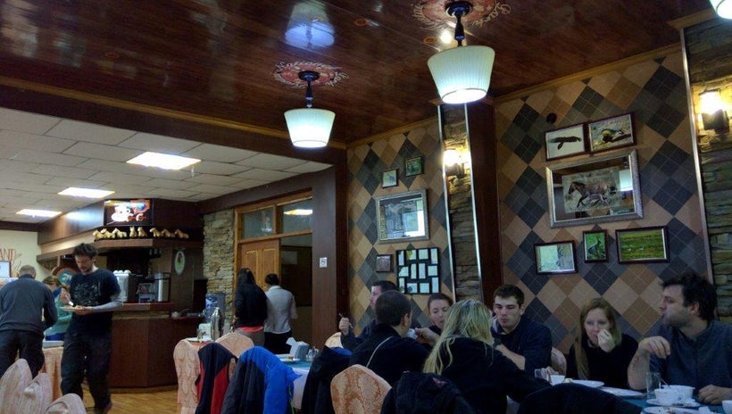 <i>Ger</i> camp dining hall