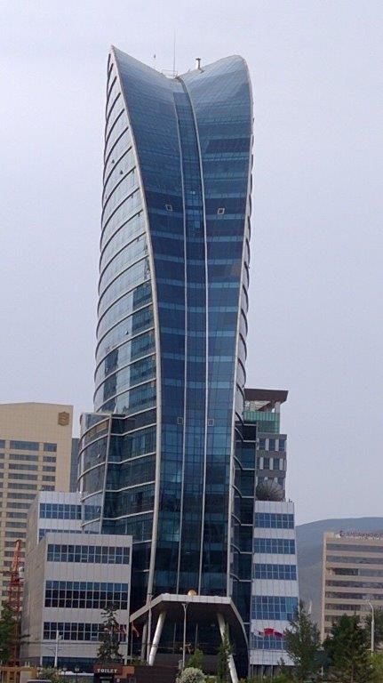 Blue Sky Hotel and Tower skyscraper in Ulaan Baatar