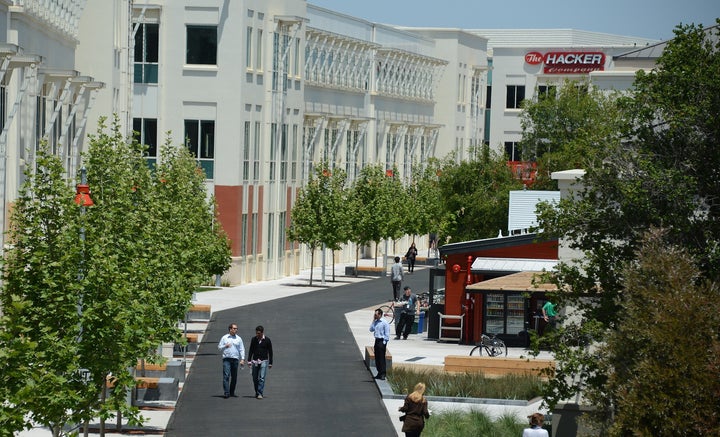 Facebook's Menlo Park campus in 2012.