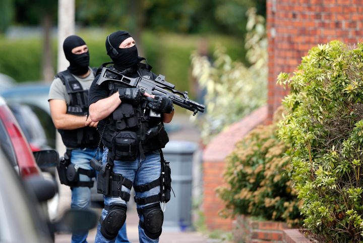 Police shot the attackers dead as they emerged from the church in the Normandy town.