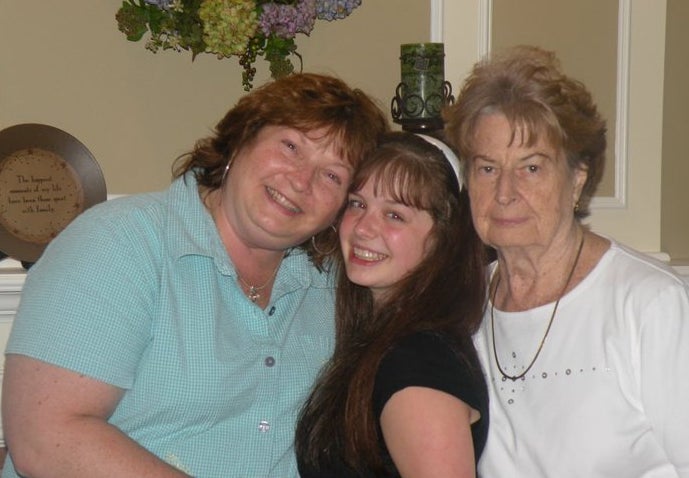 Three generations of women surviving cancer and beating the odds.