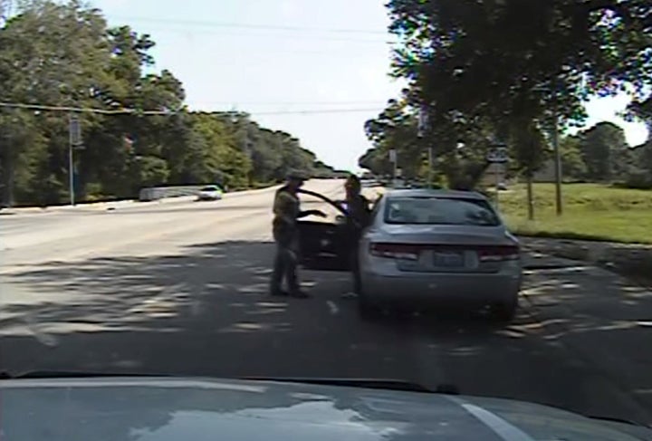 Footage from a patrol car's dashcam shows Texas state Trooper Brian Encinia arguing with Sandra Bland during a July 10, 2015, traffic stop.