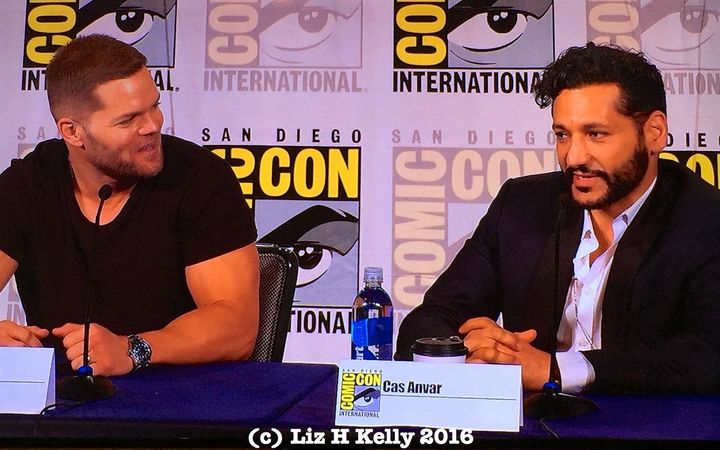 Cas Anvar from the Syfy Channel Show "The Expanse" and Altair in Assassin’s Creed talks backstage at Comic-Con about how Sci-Fi is advancing science.