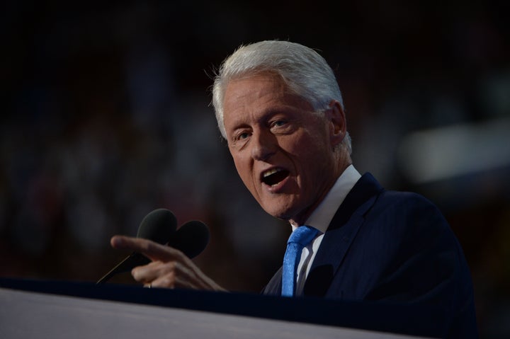 Former President Bill Clinton spoke about his relationship with wife Hillary on the second night of the Democratic National C