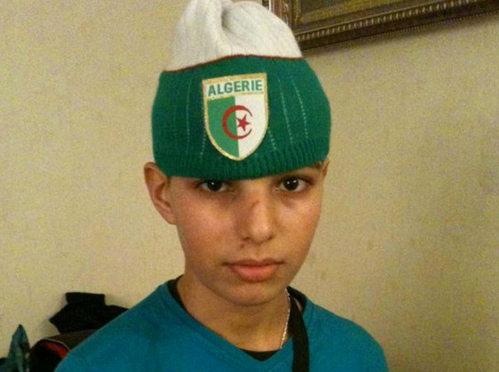 Normandy terrorist, Adel Kermiche, (pictured as a youngster), was wearing an electronic surveillance tag at the time of the attack