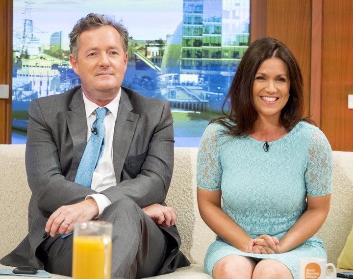 Piers Morgan and Susanna Reid