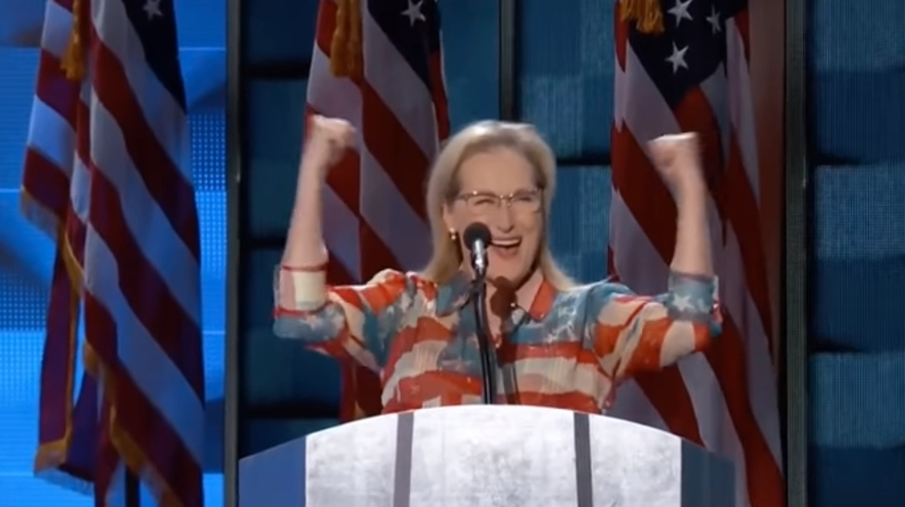 Meryl Streep's Reaction To Hillary Clinton The First Female