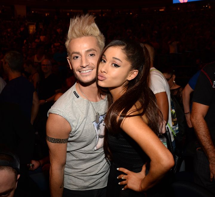 Ariana and Frankie at a Madonna concert last year 