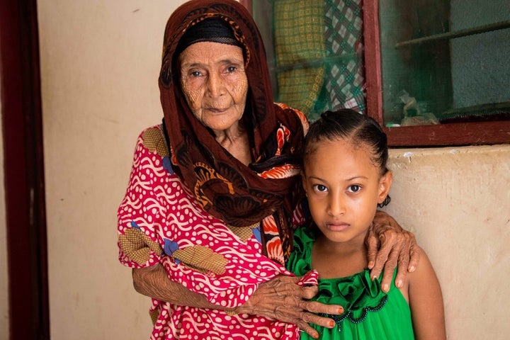 The oldest and youngest members of the Salim family fled Dubab, their native village near the Babal Mandab seaport in Yemen, by boat and live in the port city of Berbera, in Somaliland, with 16 other relatives.