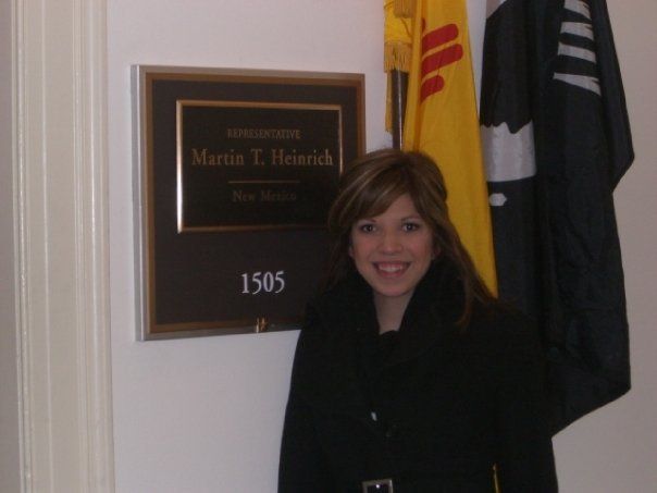 Outside of Representative Martin Heinrich's (now Senator Martin Heinrich) Washington D.C. office in 2009. 