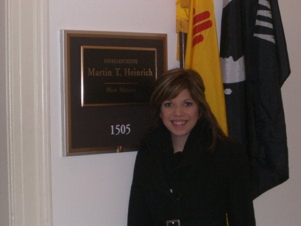 Outside of Representative Martin Heinrich's (now Senator Martin Heinrich) Washington D.C. office in 2009.