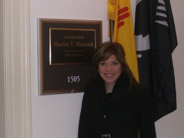 Outside of Representative Martin Heinrich's (now Senator Martin Heinrich) Washington D.C. office in 2009. 