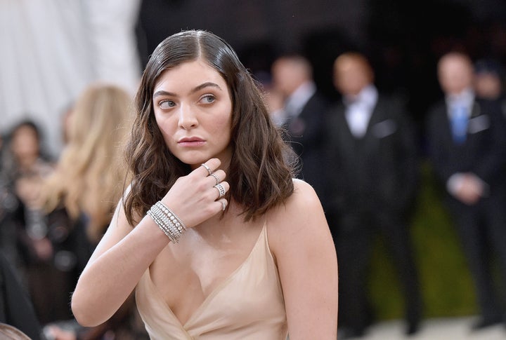 Lorde's face right now. 