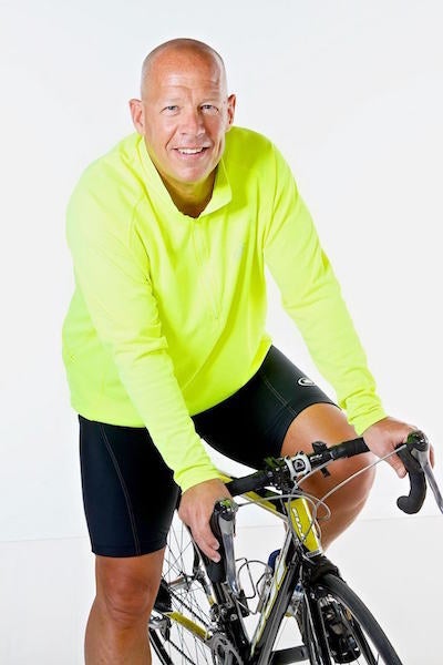 Dave Cooke is ready to ride.