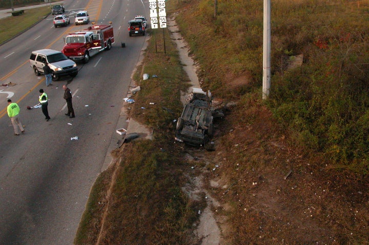 Sheila Faulkner's son died in a car crash off Highway 84 in Alabama in November 2006.