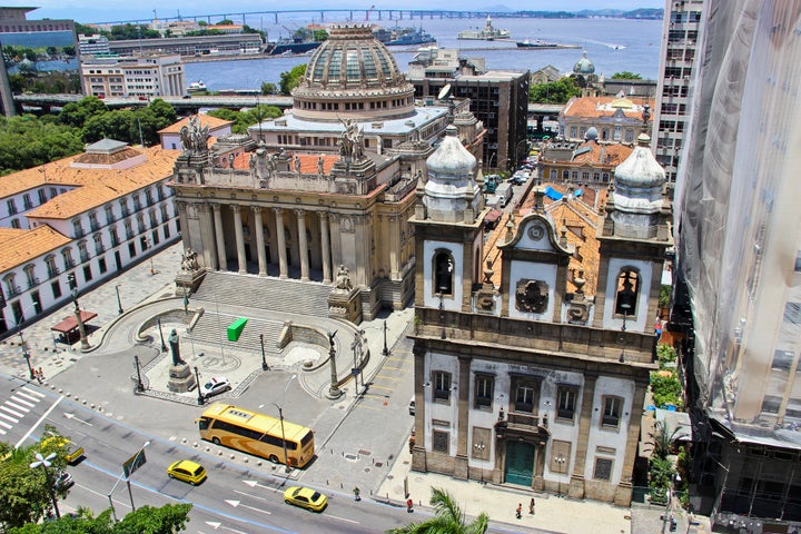 The Paço Imperial, or Imperial Palace is one of Rio's historic building. It was originally built in the 18th century to serve as residence for the governors of colonial Brazil. Today, it functions as a cultural center.