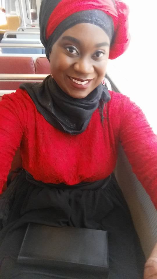 On the metro headed to The White House Eid Celebration.