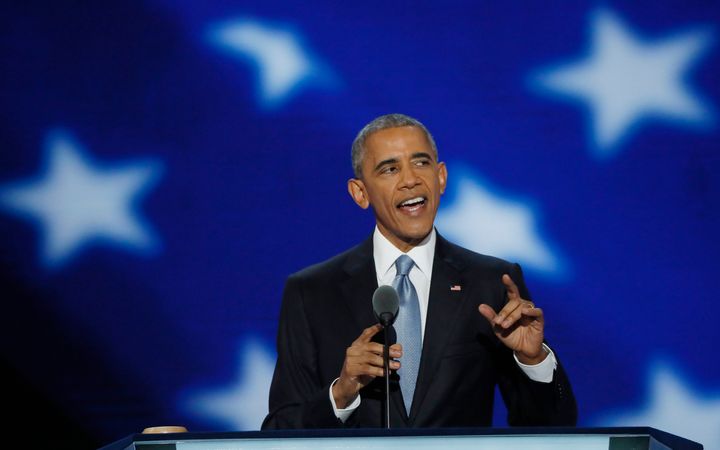 Obama questioned the ability of GOP presidential nominee Donald Trump to protect Americans.