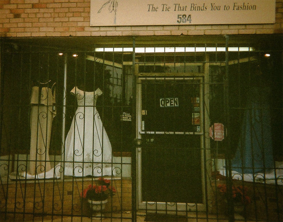 “I love that white dress. It reminded me of when my sister got married.”