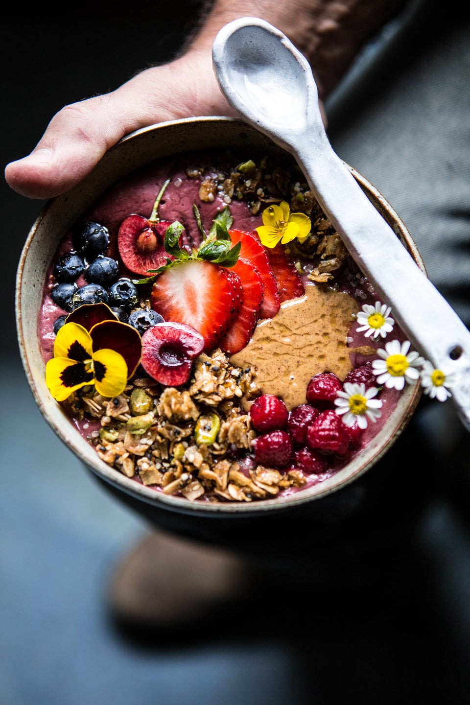 Peanut Butter Acai Bowls