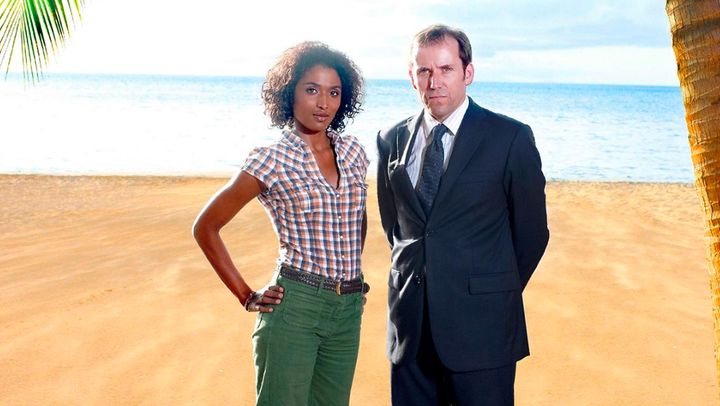 Ben Miller starred for three series in 'Death in Paradise' with Sara Martins