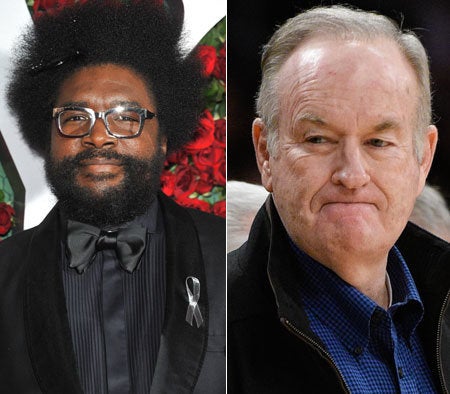 Questlove schools O'Reilly on slavery.